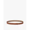 Cartier Womens Caramel Panthère De  Medium Leather Belt In Caramel