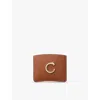 Cartier Womens Caramel Panthère De  Leather Card Holder In Caramel