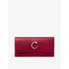 Cartier Womens Cherry Red Panthère De  Leather Wallet In Cherry Red