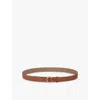 Cartier Womens Caramel Panthère De  Medium Leather Belt In Caramel