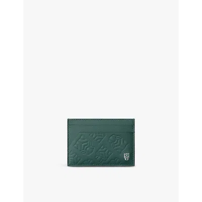 Cartier Womens Pine Green Panthère De  Quilted Leather Cardholder