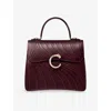 Cartier Womens Grape Panthère De  Small Leather Top-handle Bag In Purple