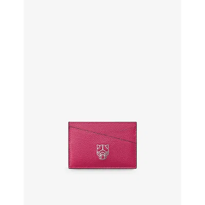 Cartier Womens Red Panthère Graphique De  Leather Card Holder