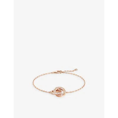 Cartier Womens Rose Gold Love 18ct Rose-gold And 0.30ct Diamond Bracelet&nbsp;