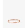 Cartier Womens Rose Gold Love Medium 18ct Rose-gold Bracelet In Rose Gold