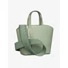 Cartier Mini Leather C De  Tote Bag In Sage Green