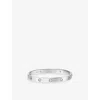 Cartier Womens White Gold Love Classic 18ct White-gold And 0.42ct Brilliant-cut Diamond Bracelet In White Gold