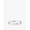 Cartier Womens White Gold Love Classic 18ct White-gold Bracelet In White Gold