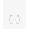 Cartier Womens Yellow Gold Juste Un Clou 18ct Yellow-gold Hoop Earrings In Gold