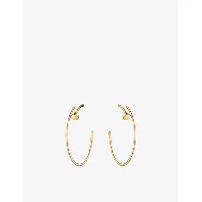 Cartier Womens Yellow Gold Juste Un Clou 18ct Yellow-gold Hoop Earrings