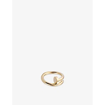 Cartier Womens  Juste Un Clou 18ct Yellow-gold Ring In Yellow Gold