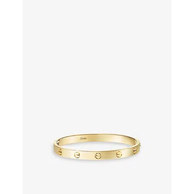 Cartier Womens Yellow Gold Love Classic 18ct Yellow-gold Bracelet