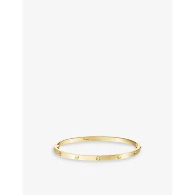 Cartier Womens  Love Small 18ct Yellow-gold Bracelet In Yellow Gold