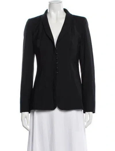 Pre-owned Cartier Wool Blazer In Black