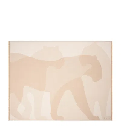 Cartier Wool-cashmere Panthère De  Blanket