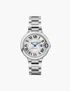 Cartier Womens Steel Crwsbb0044 Ballon Bleu De Steel Mechanical Watch In Steel