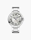 Cartier Womens Steel Crwsbb0049 Ballon Bleu De Steel Mechanical Watch In Steel