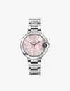 Cartier Steel Crwsbb0068 Ballon Bleu De Steel Mechanical Watch In Steel