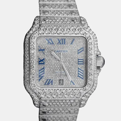 Pre-owned Cartier Wssa0018 Automatic Men's Wristwatch 39.50 Mm In Silver