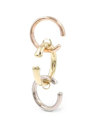 Pre-owned Cartier X Sacai 2010s Trinity Ear Cuff In Gold