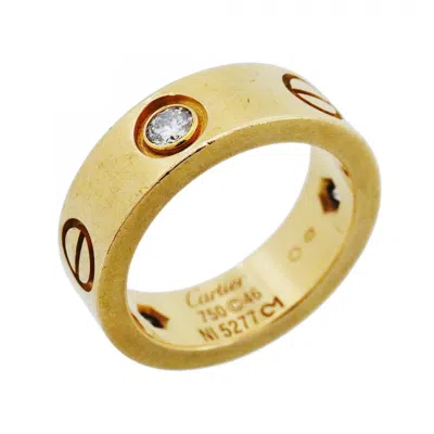 Pre-owned Cartier Yellow Gold (18k) Band Ring ()