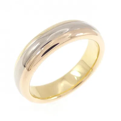 Pre-owned Cartier Yellow Gold (18k) Pink Gold (18k) White Gold (18k) Band Ring ()