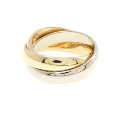 Pre-owned Cartier Yellow Gold (18k) Pink Gold (18k) White Gold (18k) Band Ring ()