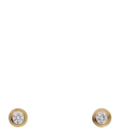 Cartier Yellow Gold And Diamond  D'amour Earrings