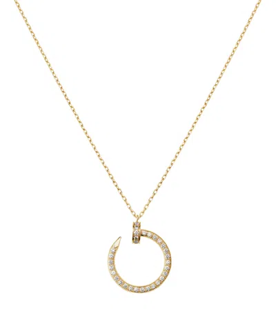 Cartier Yellow Gold And Diamond Juste Un Clou Necklace