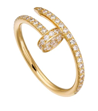 Cartier Yellow Gold And Diamond Juste Un Clou Ring
