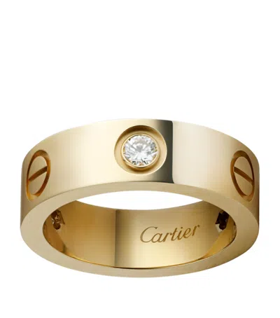 Cartier Yellow Gold And Diamond Love Ring