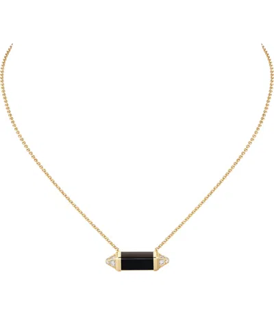 Cartier Yellow Gold, Diamond And Onyx Les Berlingots De  Necklace
