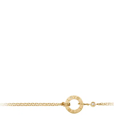 Cartier Yellow Gold Double Chain Love Bracelet
