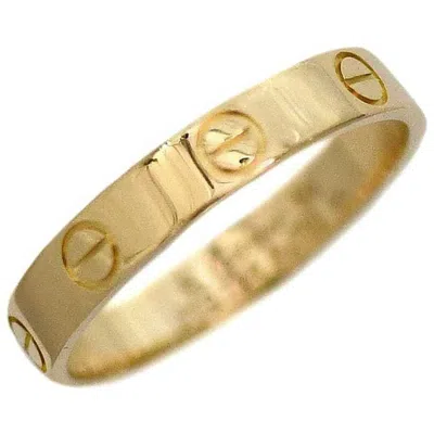 Pre-owned Cartier Yellow Gold Gold (18k) Band Ring ()