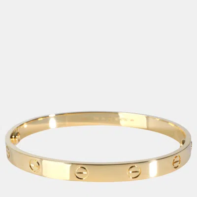 Pre-owned Cartier Yellow Gold Love Bracelet