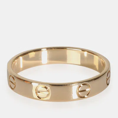Pre-owned Cartier Yellow Gold Love Wedding Band