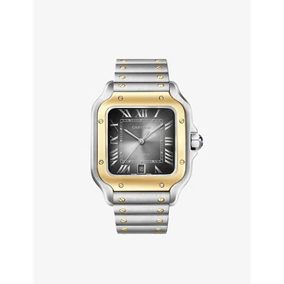 Cartier Yellow Gold Steel Crw2sa0032 Santos De  Large Stainless-steel And18ct Yellow-gold Automatic W