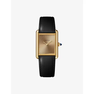 Cartier Yellow Gold Tank Louis Medium Model 18ct Yellow-gold Watch 33.7 X 25.5mm