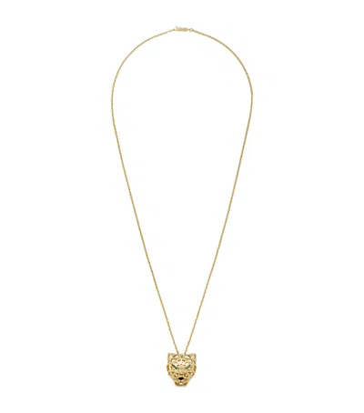 Cartier Yellow Gold, Tsavorite And Onyx Panthère De  Necklace