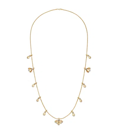 Cartier Yellow Gold, White Gold And Diamond Grain De Café Necklace