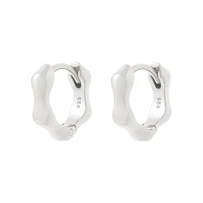 Cartilage Cartel Women's Bamboo Huggies Silver