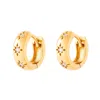 Cartilage Cartel Women's Celestial Huggie Hoops Gold In Gold