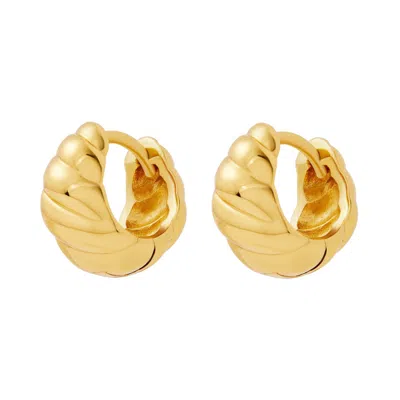 Cartilage Cartel Women's Croissant Tapered Huggies Gold