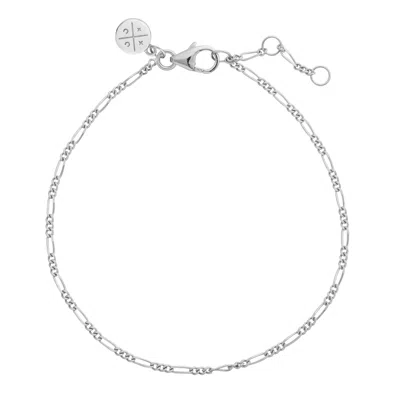 Cartilage Cartel Women's Figaro Chain Bracelet Silver