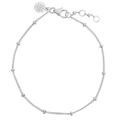 Cartilage Cartel Women's Satellite Bobble Chain Bracelet Silver