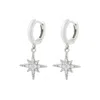 Cartilage Cartel Women's Starburst Huggies Silver In Silver