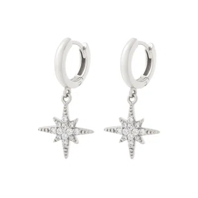 Cartilage Cartel Women's Starburst Huggies Silver