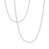 Cartography Men's Ballroom - Military Inspired Ballchain Necklace In Sterling Silver