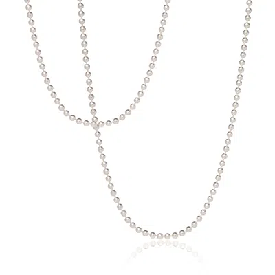Cartography Men's Ballroom - Military Inspired Ballchain Necklace In Sterling Silver