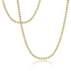 Cartography Men's Ballroom - Military Style Necklace In Gold Vermeil